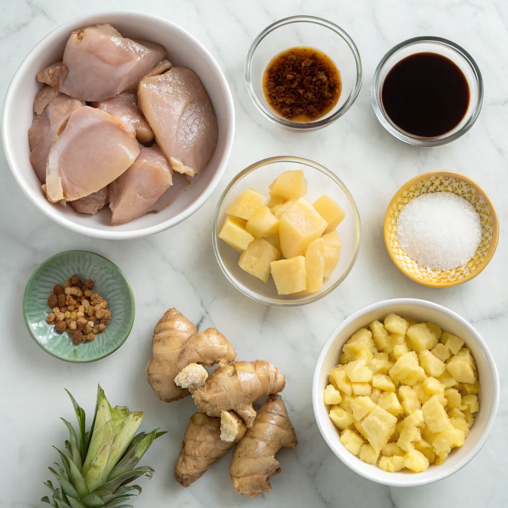 Brown Sugar Pineapple Chicken – Hawaiian-Inspired Dinner Recipe 9 Ingredients for Brown Sugar Pineapple Chicken