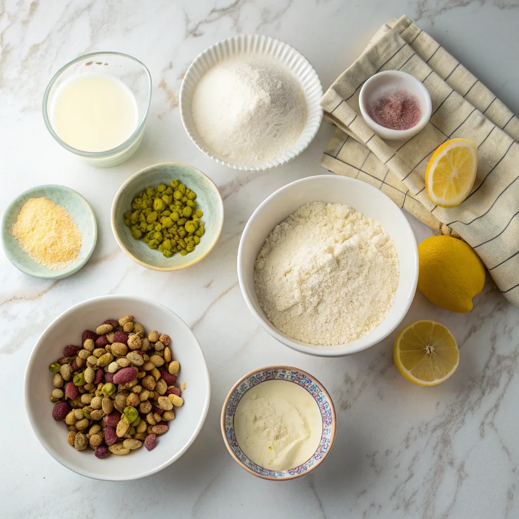 Ingredients for Qatayef Asafiri recipe