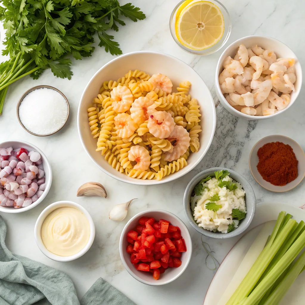 Seafood Pasta Salad – The Best Creamy Family Recipe 9 Ingredients for seafood pasta salad recipe