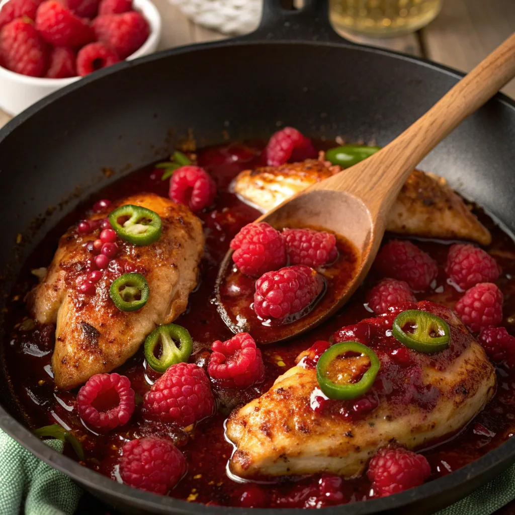 Spicy Jalapeno Raspberry Chicken Easy Dinner Ideas 10 Cooking spicy jalapeno raspberry chicken