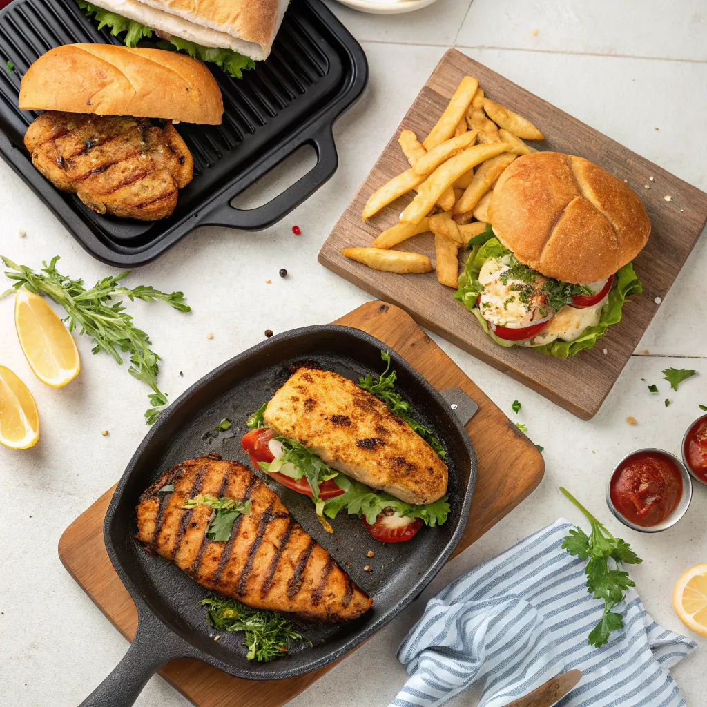 Four Malibu Chicken variations