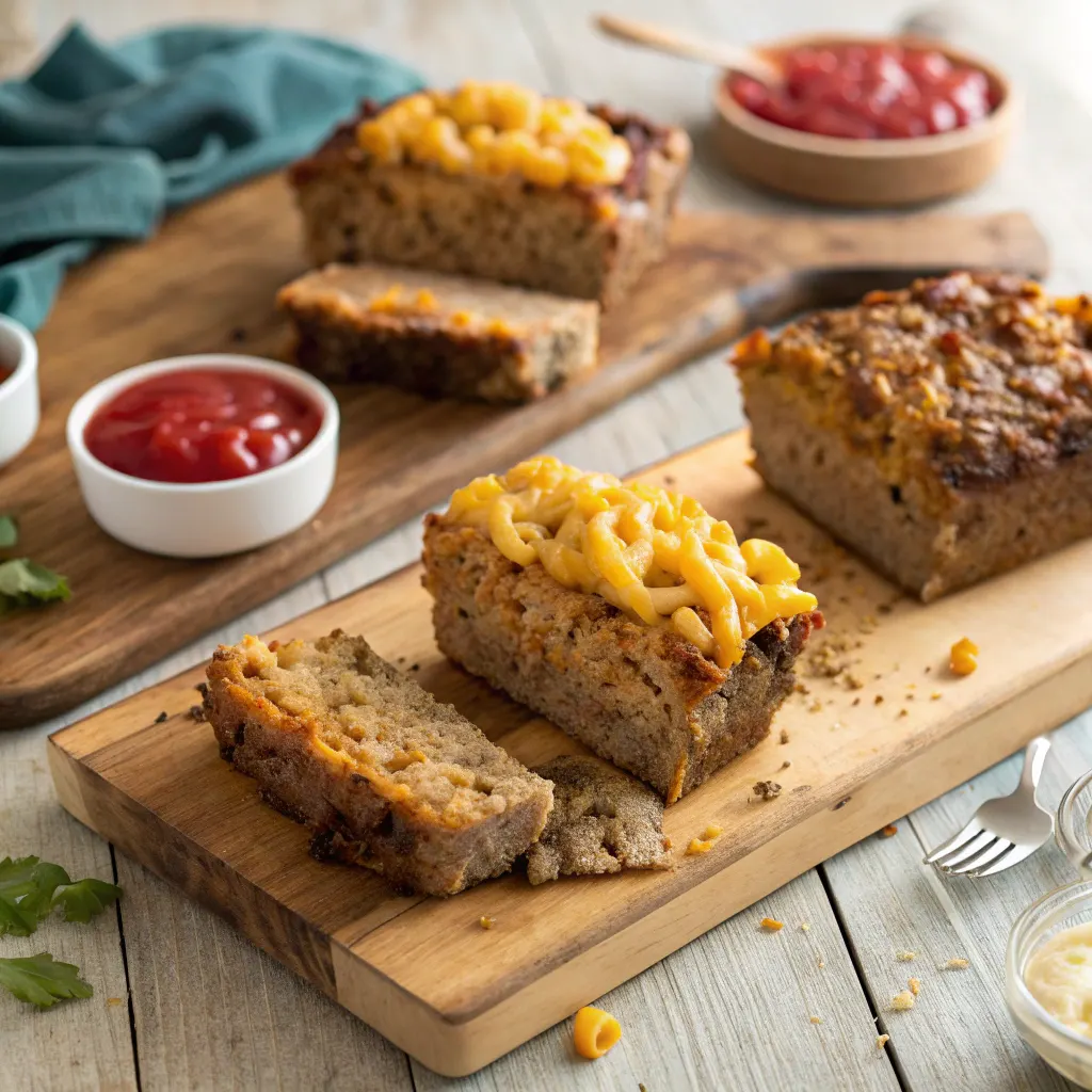 Mac and Cheese Meatloaf variations