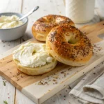 Cottage Cheese Bagel Recipe – Soft, Chewy & Healthy 12 Cottage cheese bagel recipe stacked on wooden board
