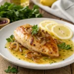 Stanley Tucci lemon shallot chicken recipe