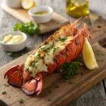 Garlic Butter Grilled Lobster Tail – Quick & Elegant Recipe 9 Grilled lobster tail with garlic butter and parsley