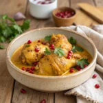 Persian inspired chicken with saffron and lemon