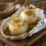 Onion boil recipe close up