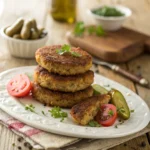 Persian Meat and Potato Patties Authentic Kotlet Recipe 9 Persian meat and potato patties close up