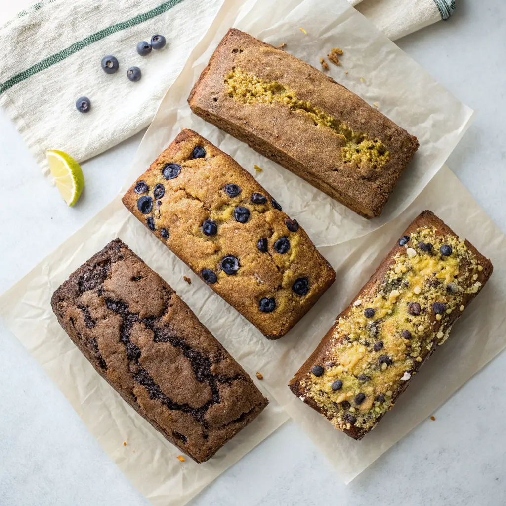 blueberry zucchini bread variations