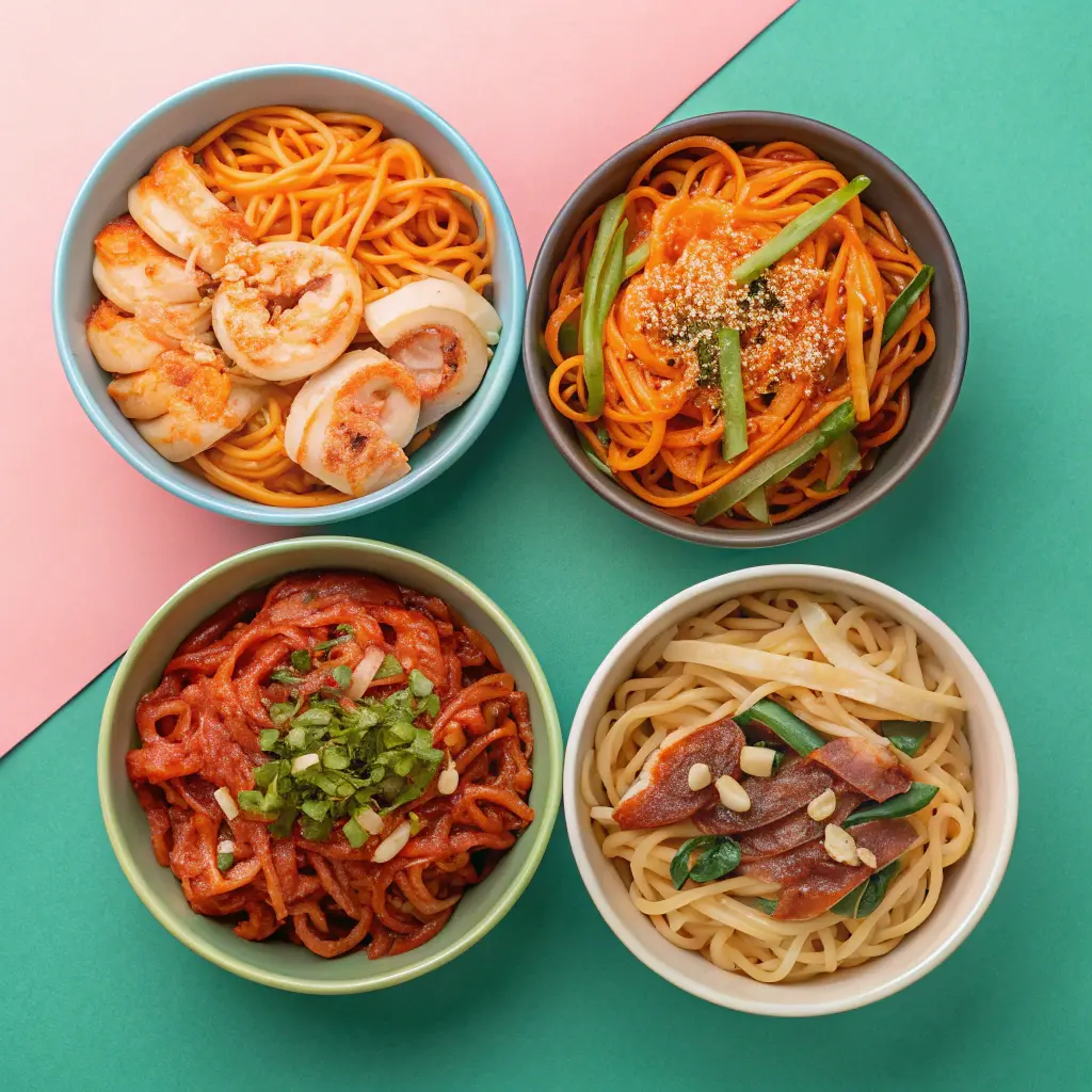 Gochujang noodle variations