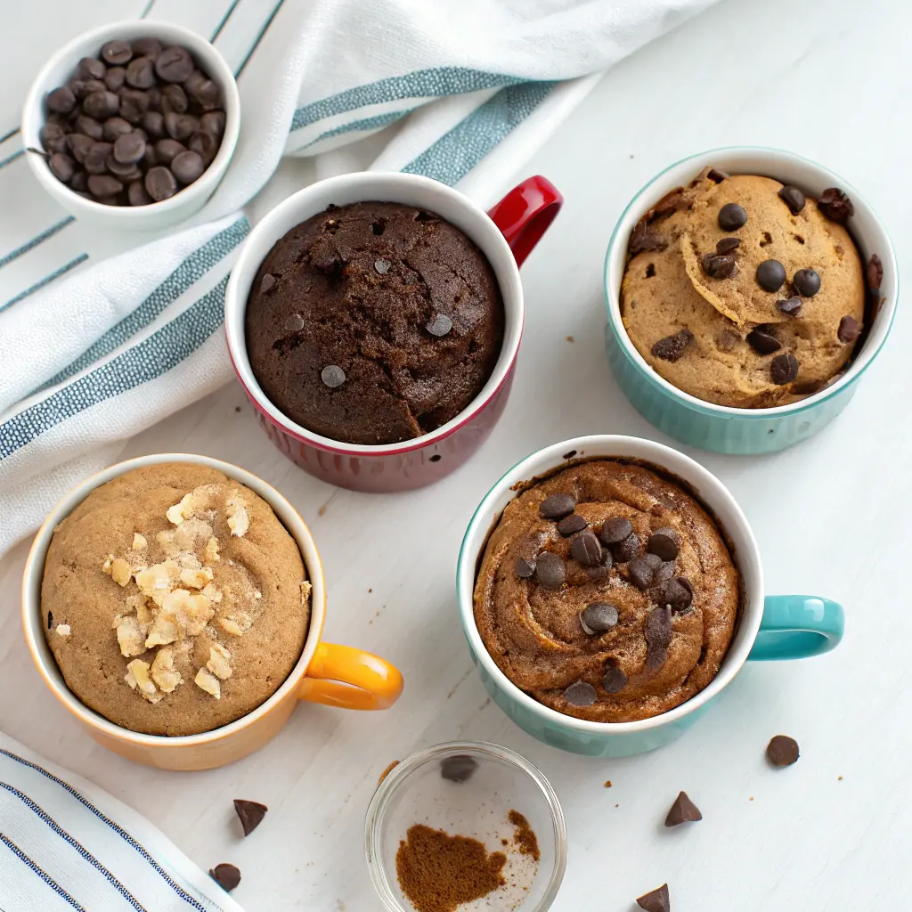 Chocolate Peanut Butter Mug Cake healthy dessert idea 12 Chocolate peanut butter mug cake variations