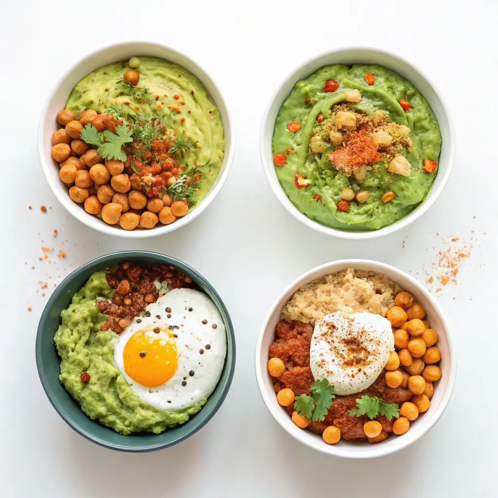 Savory Avocado Oatmeal Healthy Breakfast Bowl 12 Savory avocado oatmeal variations