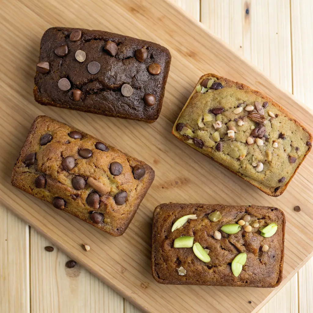 Gluten free zucchini bread variations