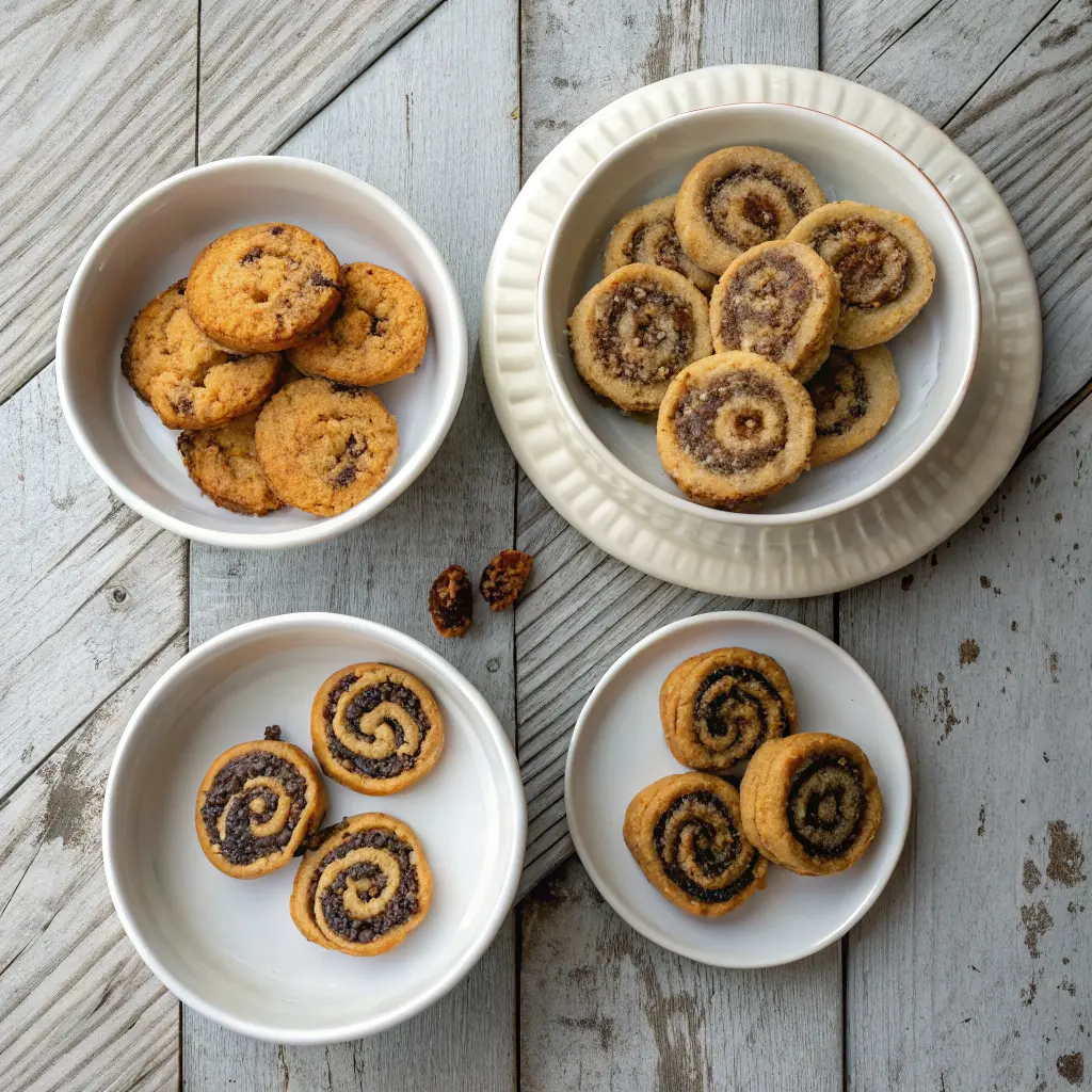 Date Roll Cookies Recipe – Soft Homemade Pinwheel Cookies 12 Different types of date pinwheel cookies