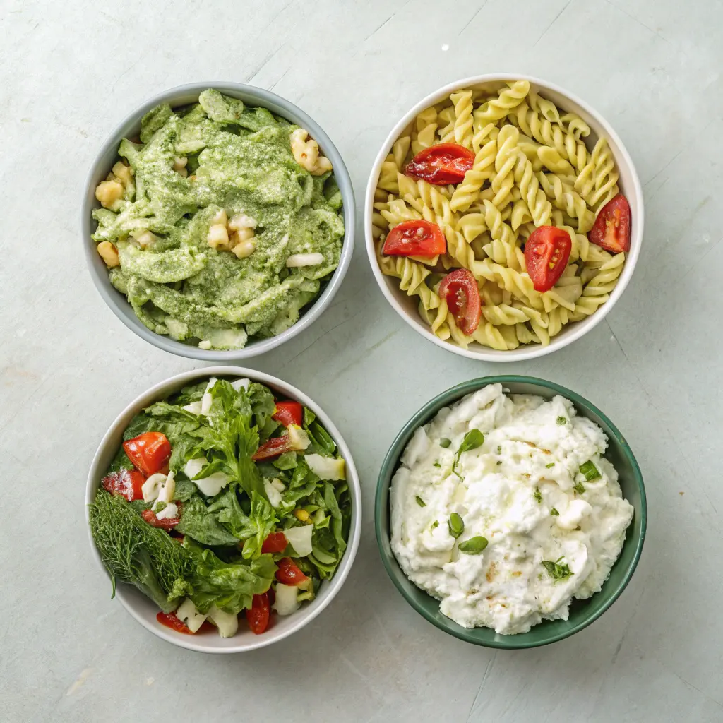 High Protein Cottage Cheese Pasta Salad Creamy Healthy Recipe 12 Cottage cheese pasta salad variations
