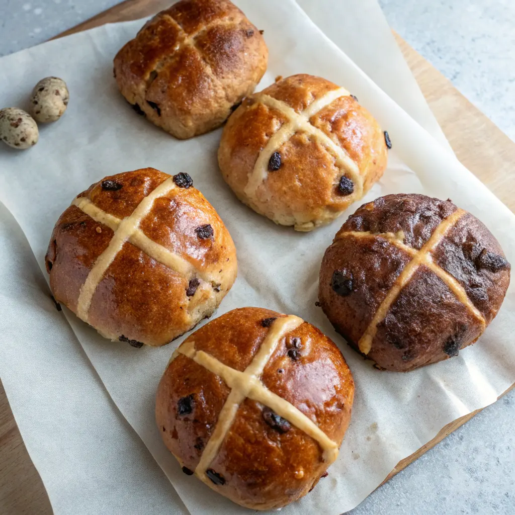 Hot cross buns variations