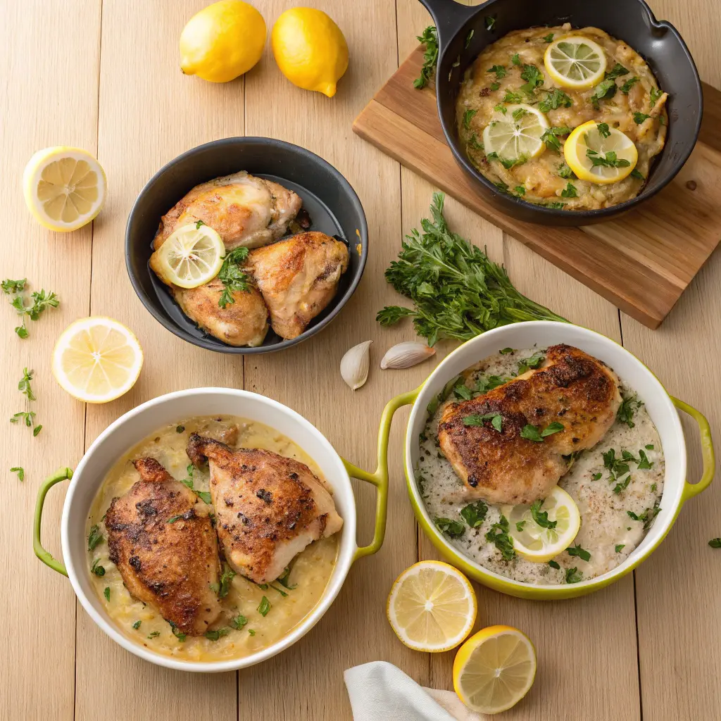 Lemon chicken recipe variations