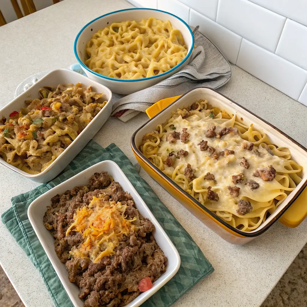 Sour cream beef noodle recipe variations