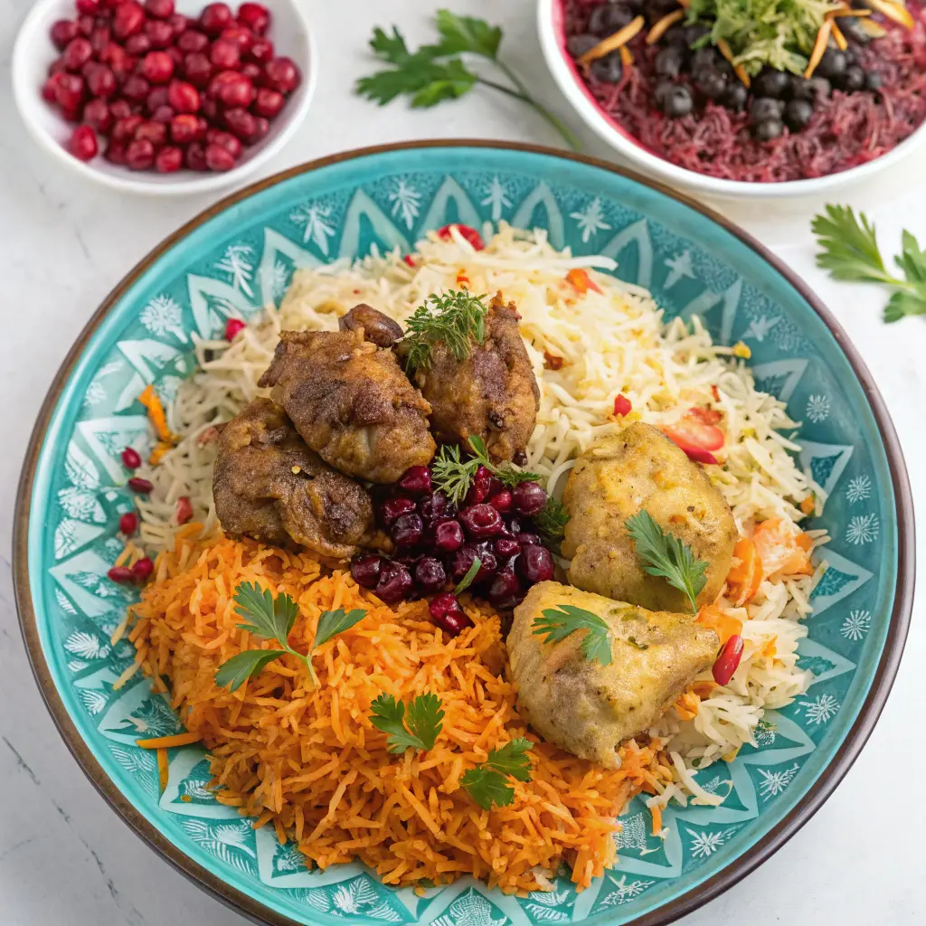 Shirin Polo Ba Morgh Easy Step-by-Step Recipe 12 Shirin polo variations with chicken and vegetarian