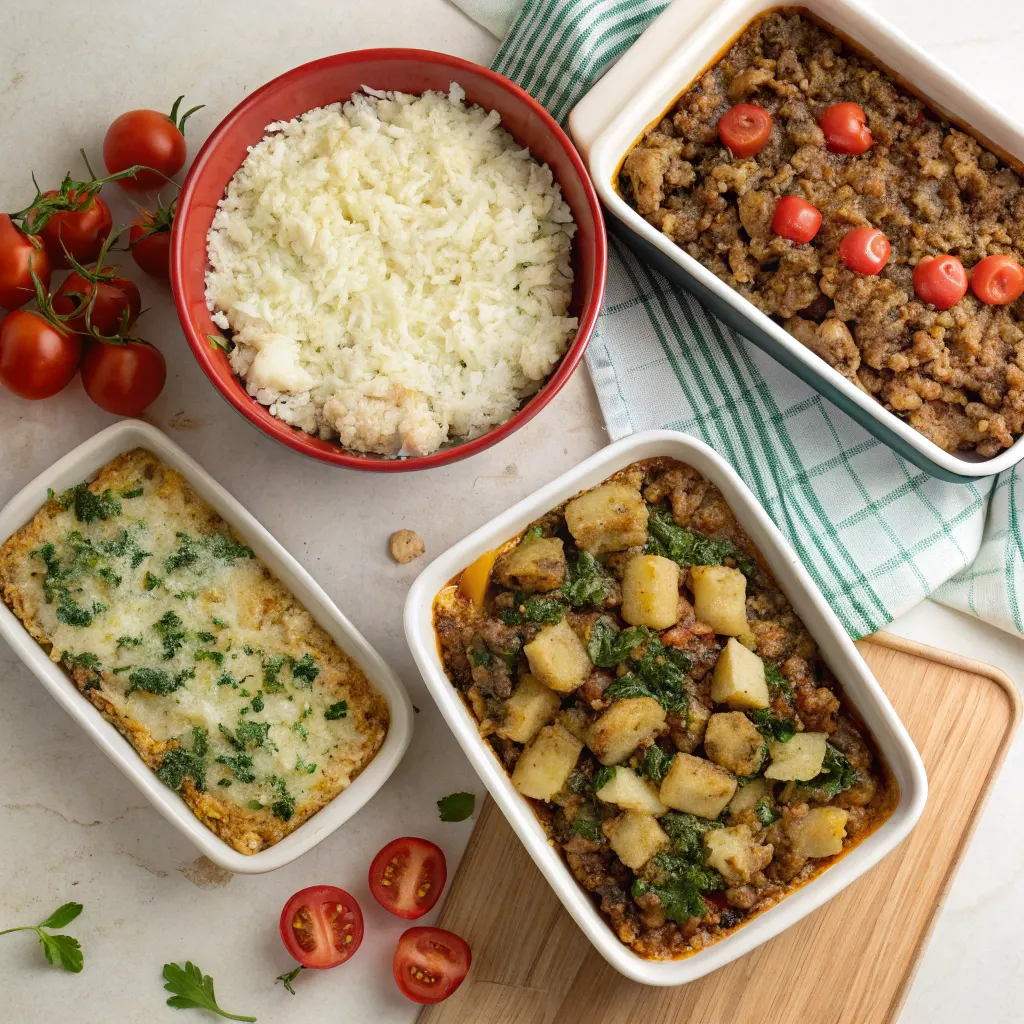 Ground Beef Spinach Casserole Recipe – Healthy & Delicious 11 Three versions of Ground Beef Spinach Casserole