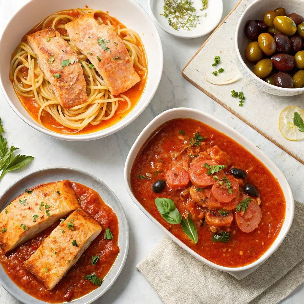 Garlic Salmon in Tomato Sauce Healthy Dinner Idea 12 Garlic salmon in tomato sauce variations