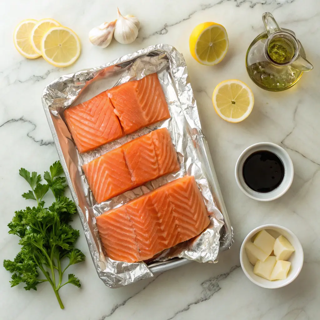 Baked Salmon in Foil Recipe – Healthy Weeknight Dinner 10 Ingredients for baked salmon in foil