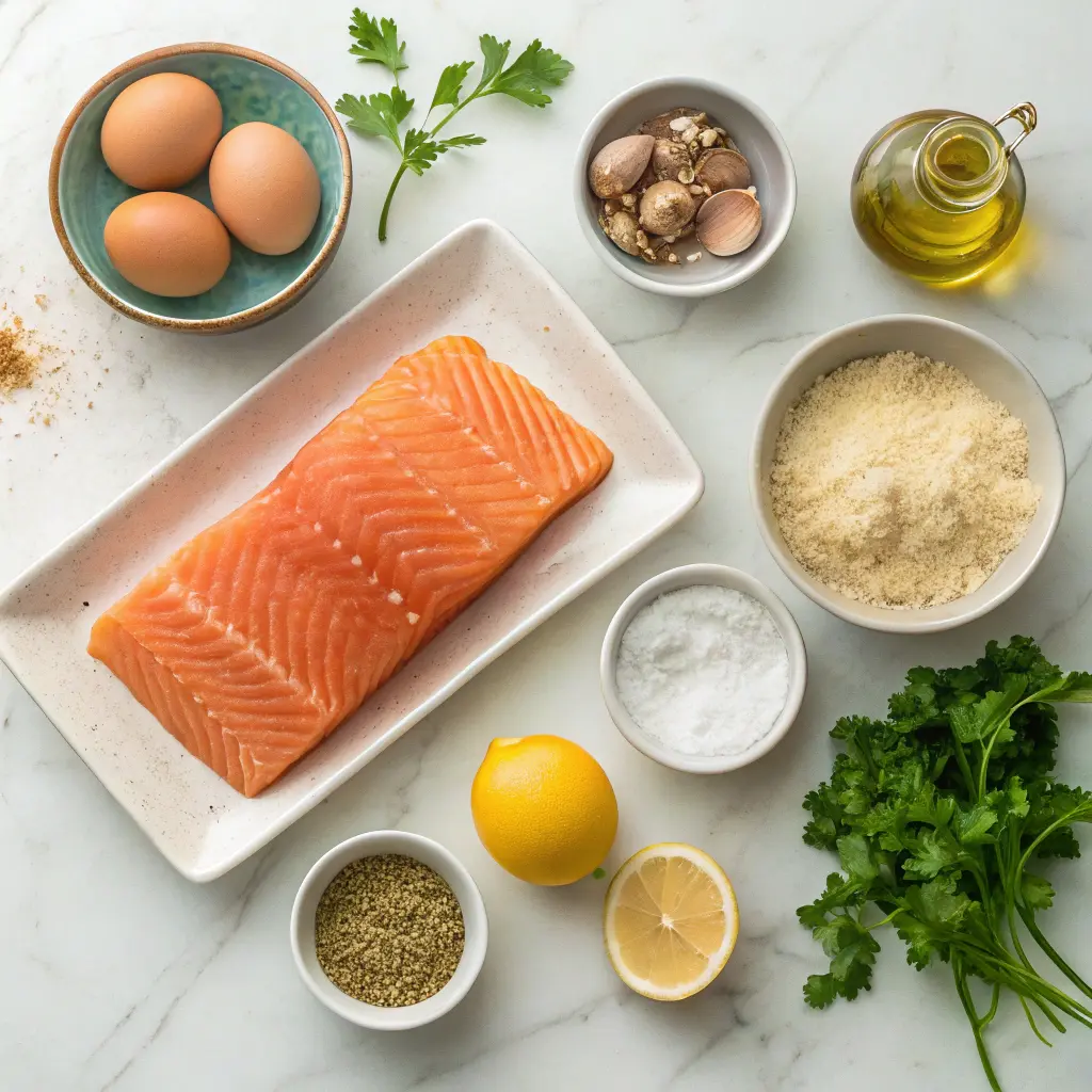 Baked Salmon Meatballs recipe easy and healthy 10 Ingredients for baked salmon meatballs