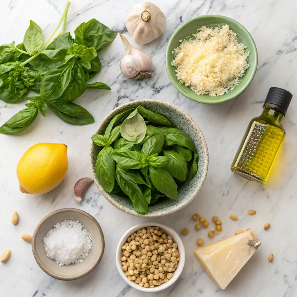 Simple Basil Pesto Recipe – Quick Italian Flavor 10 Ingredients for basil pesto