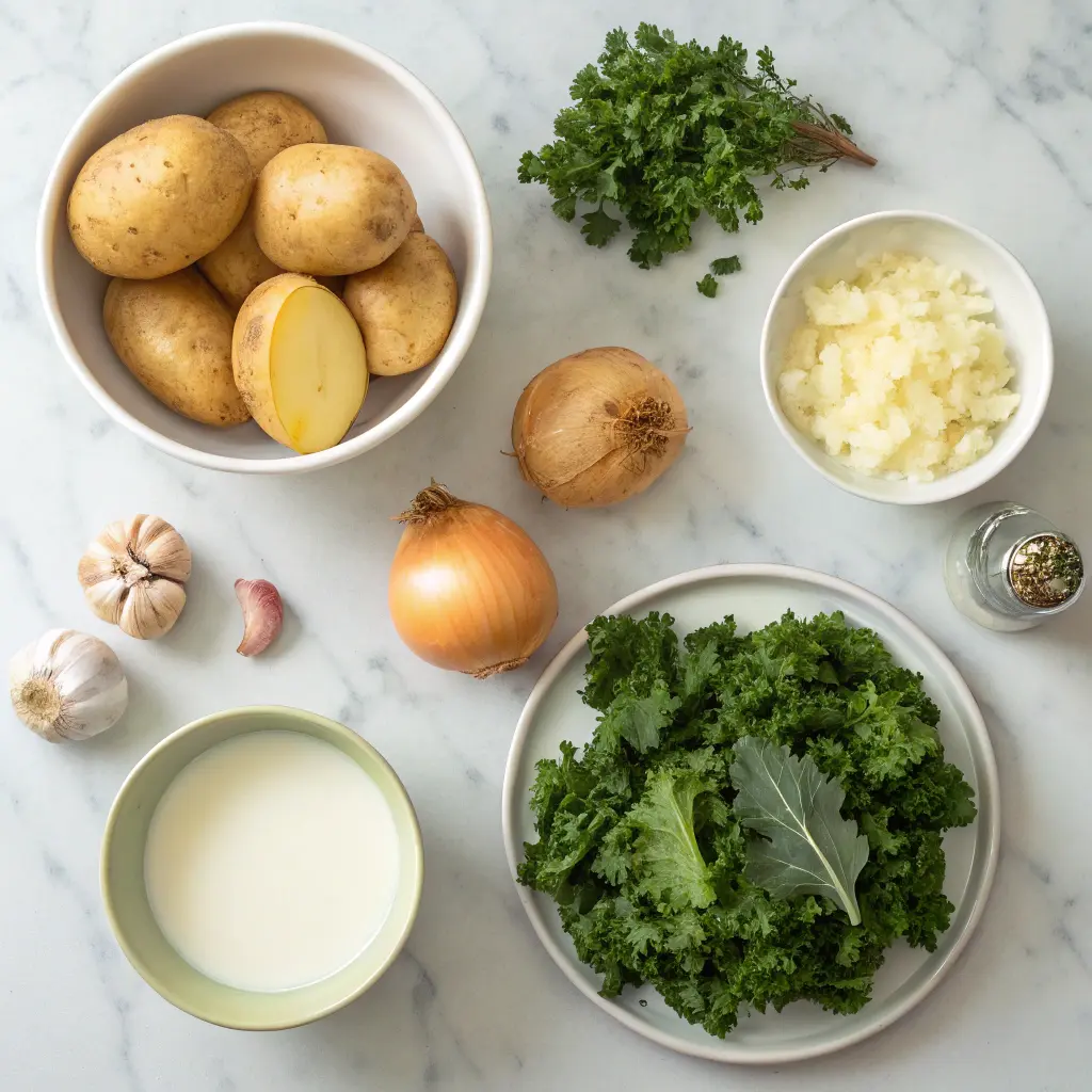 Chunky Potato Kale Soup Recipe – Hearty, Healthy & Easy 10 Ingredients for chunky potato kale soup