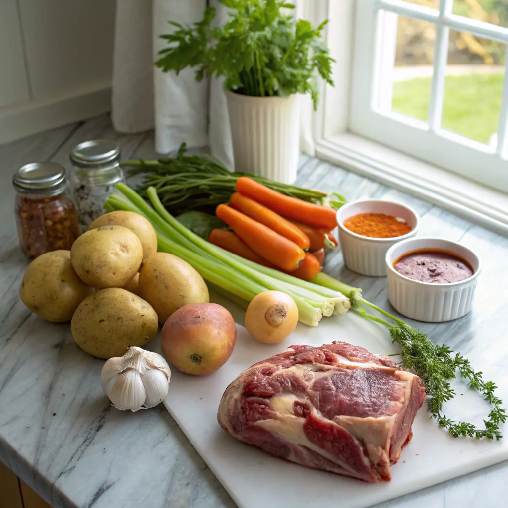 Ingredients for Gordon Ramsay’s Irish Lamb Stew