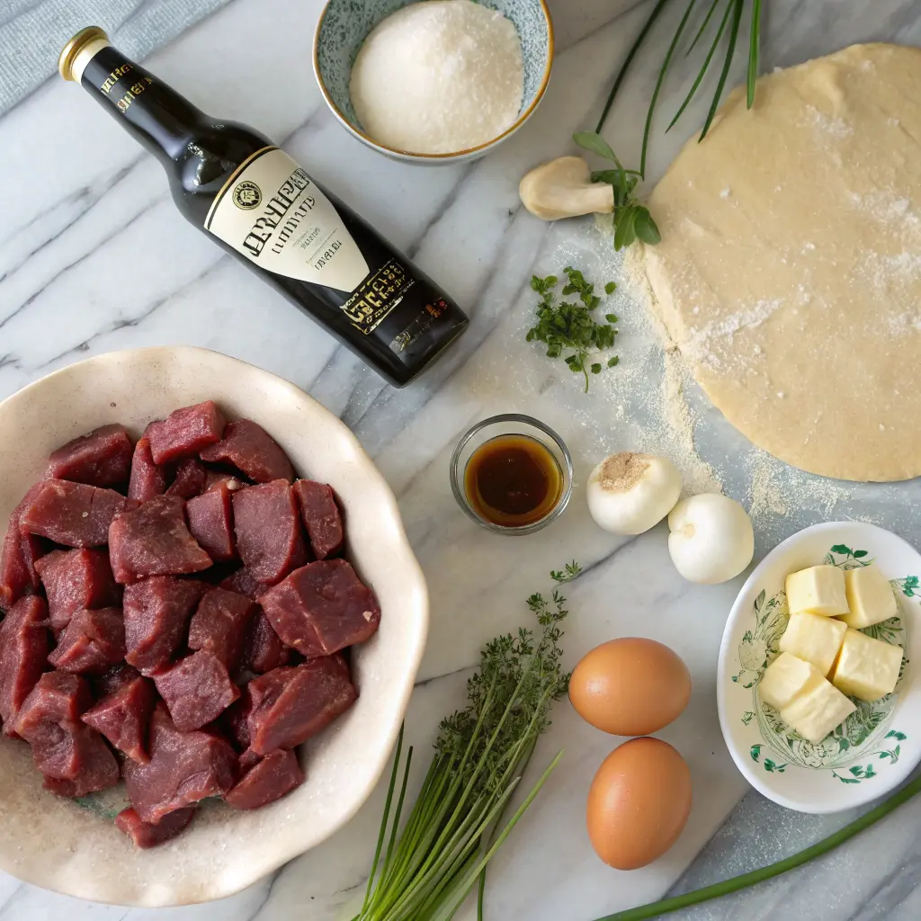 Guinness Hand Pies – Homemade Flaky Pastry with Beef and Guinness 10 Ingredients for Guinness hand pies