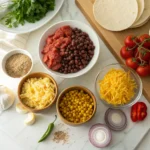 Ingredients for mexican casserole recipe