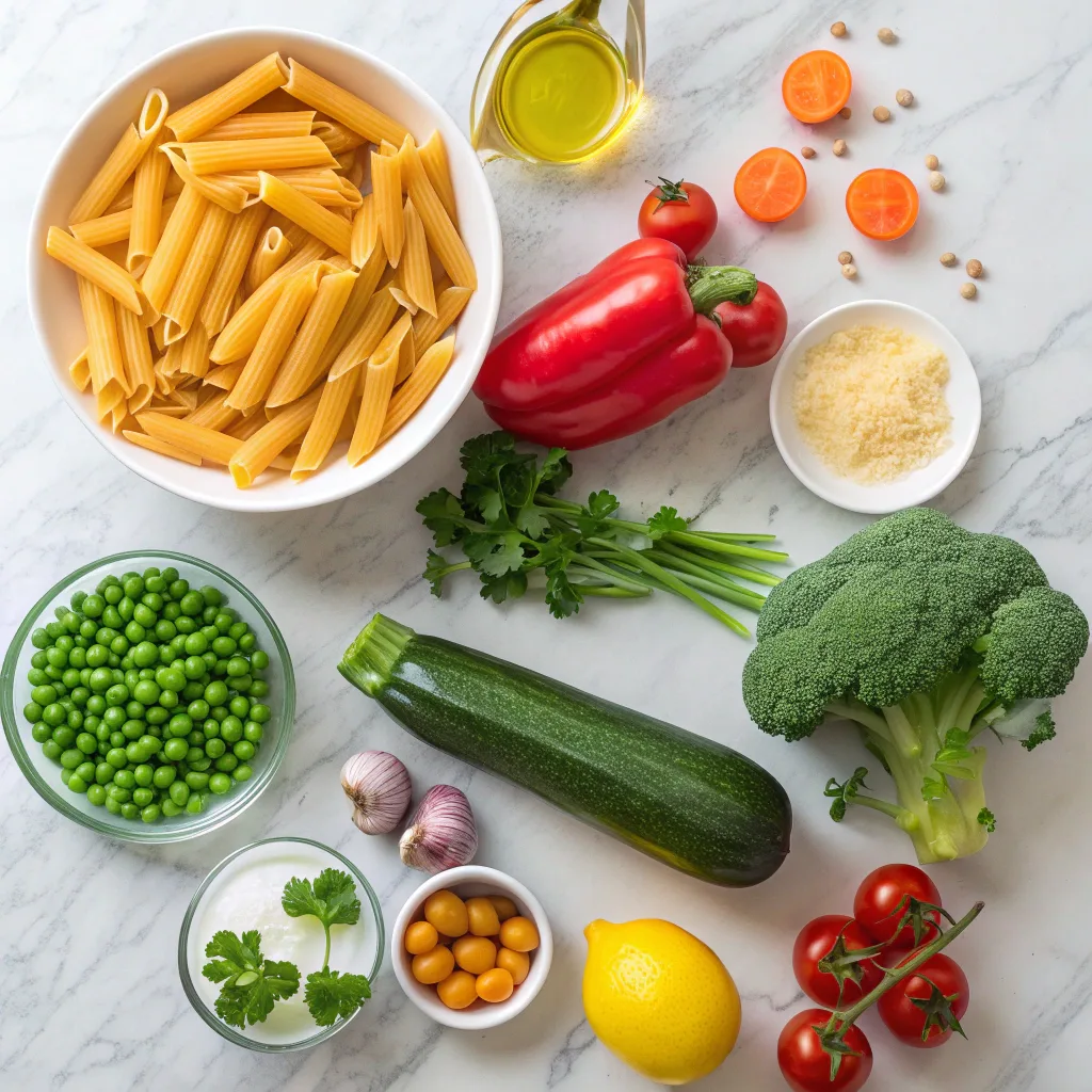 Pasta Primavera Sauce – Colorful, Flavorful, and Comforting 10 Ingredients for Pasta Primavera Sauce