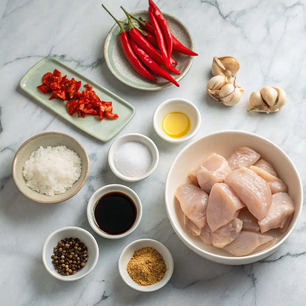 Salt and Pepper Chicken Air Fryer Recipe – Healthy & Crispy 10 Ingredients for salt and pepper chicken