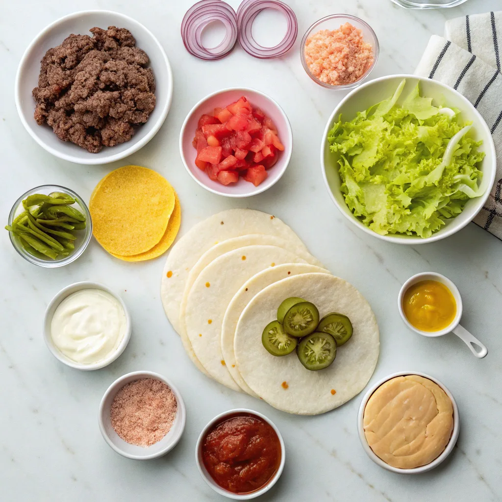 Smash Burger Tacos Copycat In-N-Out Style 9 Ingredients for smash burger tacos recipe