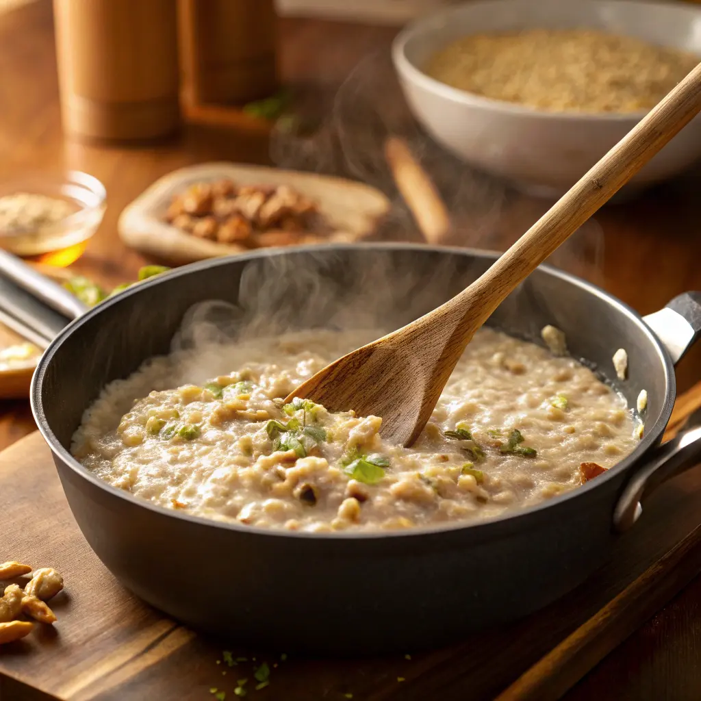Savory Avocado Oatmeal Healthy Breakfast Bowl 11 Cooking savory avocado oatmeal