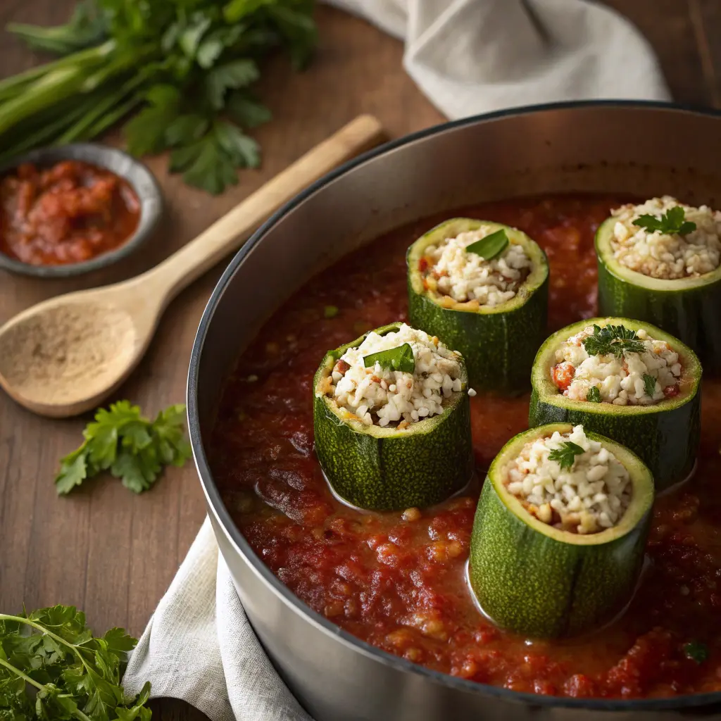 Vegetarian Lebanese Stuffed Zucchini Healthy Middle Eastern Recipe 12 Middle Eastern stuffed zucchini vegetarian variations