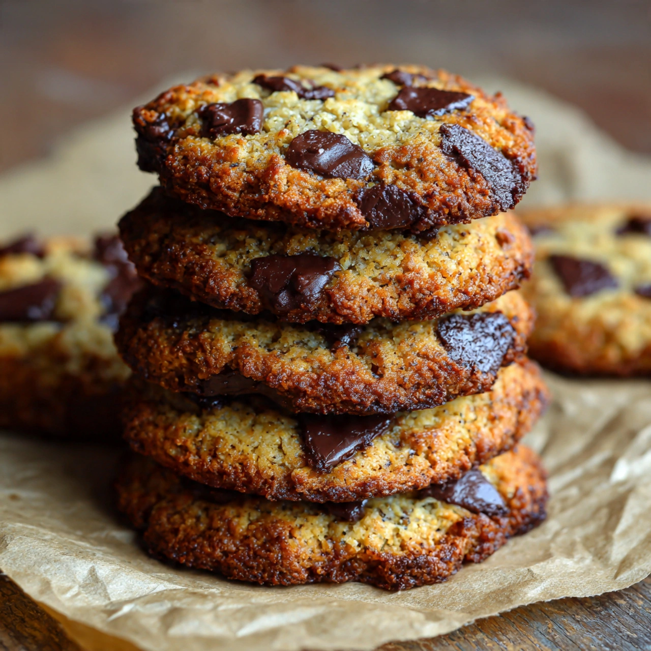 Almond Flour Chocolate Chip Cookies: A Crispy, Chewy Delight