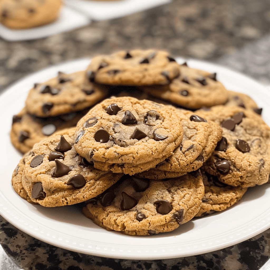 Healthy Chocolate Chip Cookies Made with Oat and Almond Flour