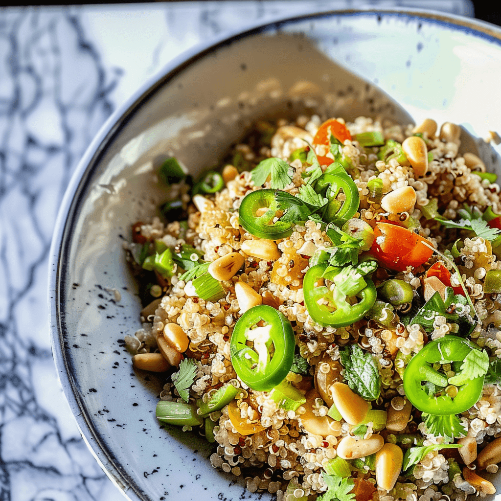 Quinoa Pine Nut Salad for Quick Weeknight Dinners