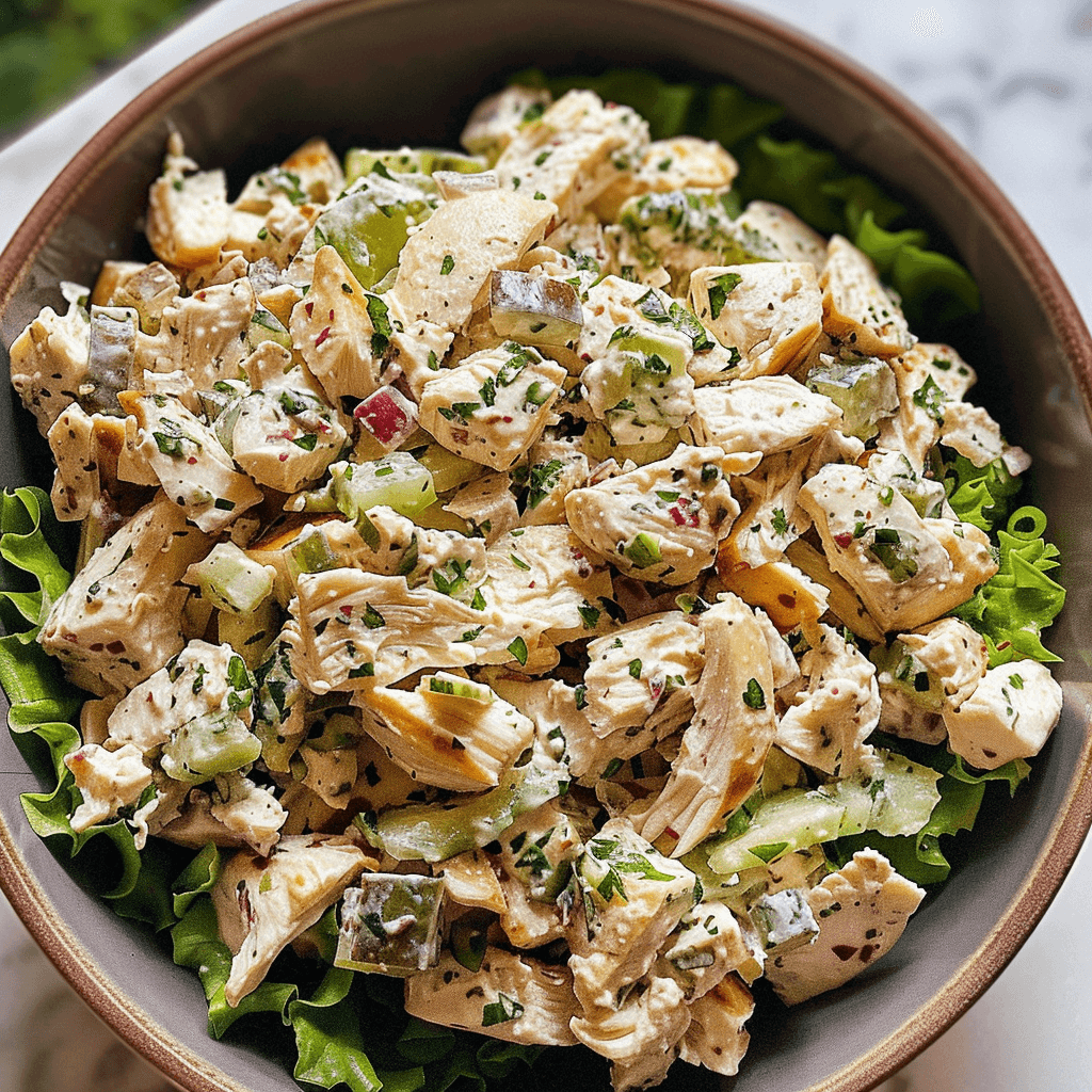 Perfect Chicken Salad Recipe with Dill and Lemon