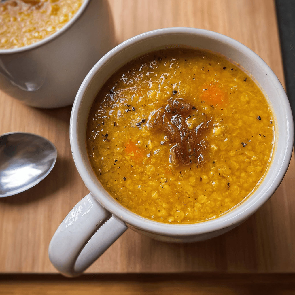 Caramelized Onion Red Lentil Soup: A Cozy One-Pot Comfort