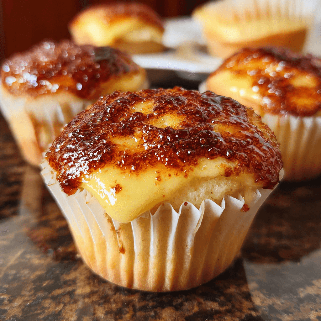 Crème Brûlée Cupcakes for Family Feasts