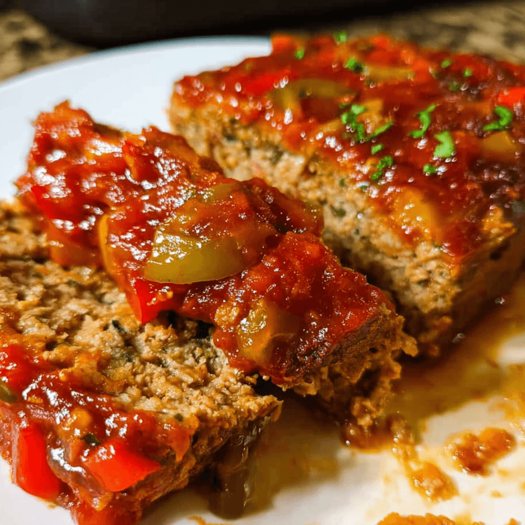 Sausage and Peppers Meatloaf: A Flavorful One-Pan Feast