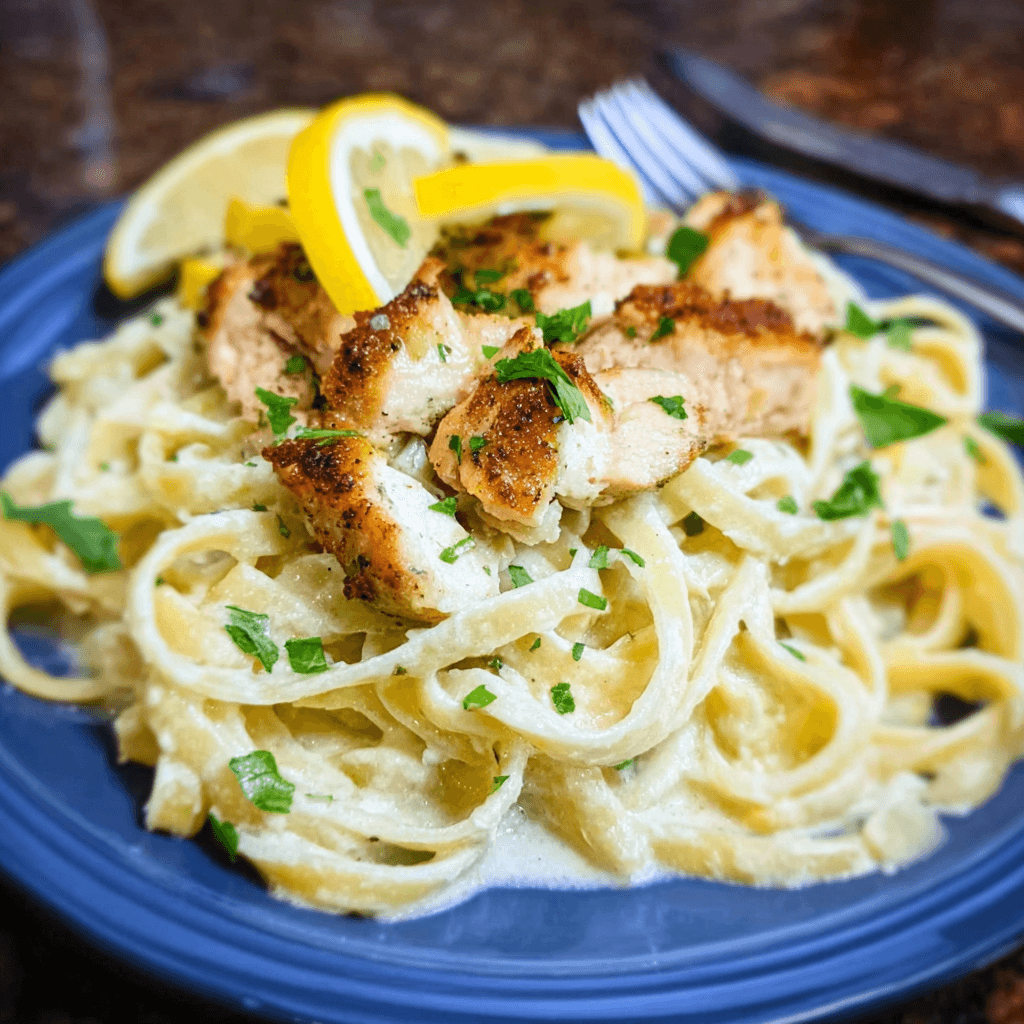 Lemon Chicken Pasta with Creamy Lemon Sauce