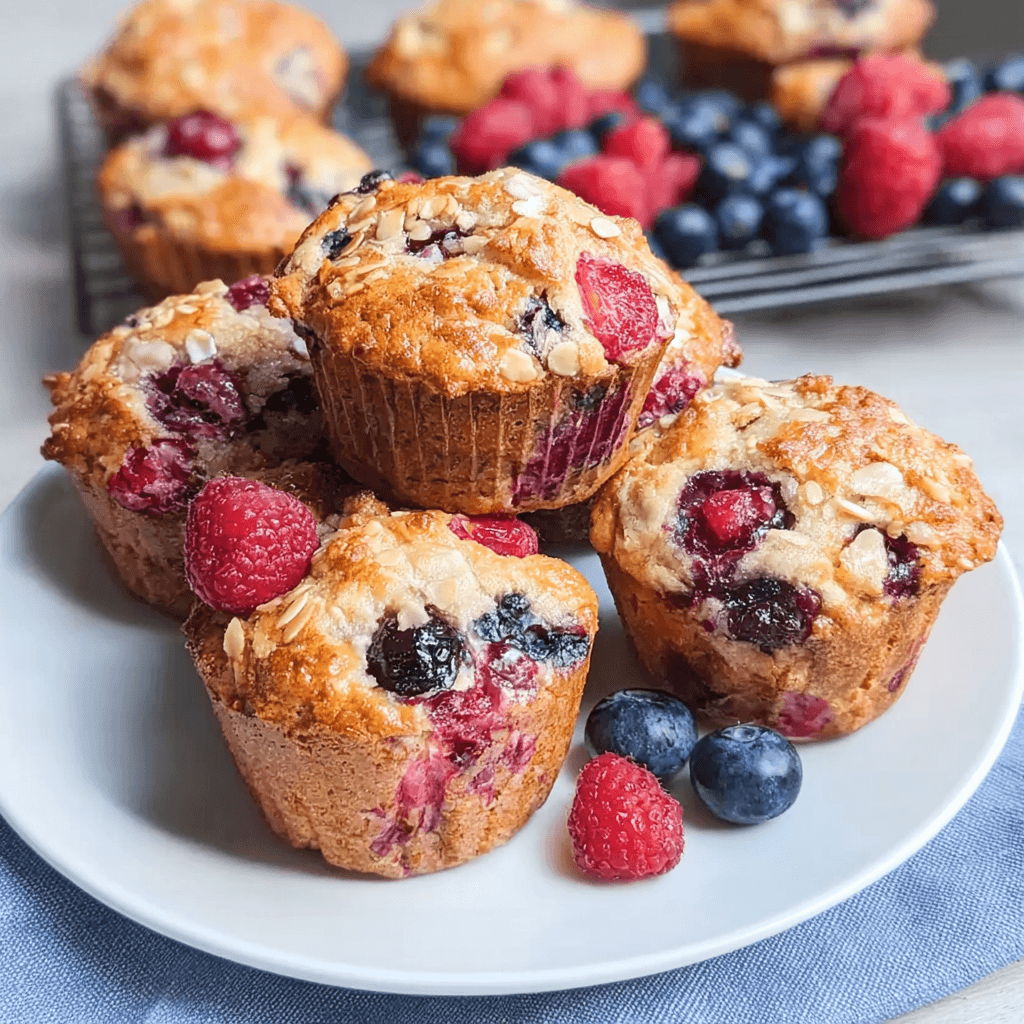 Fluffy Berry Breakfast Muffins for a Quick Morning Treat