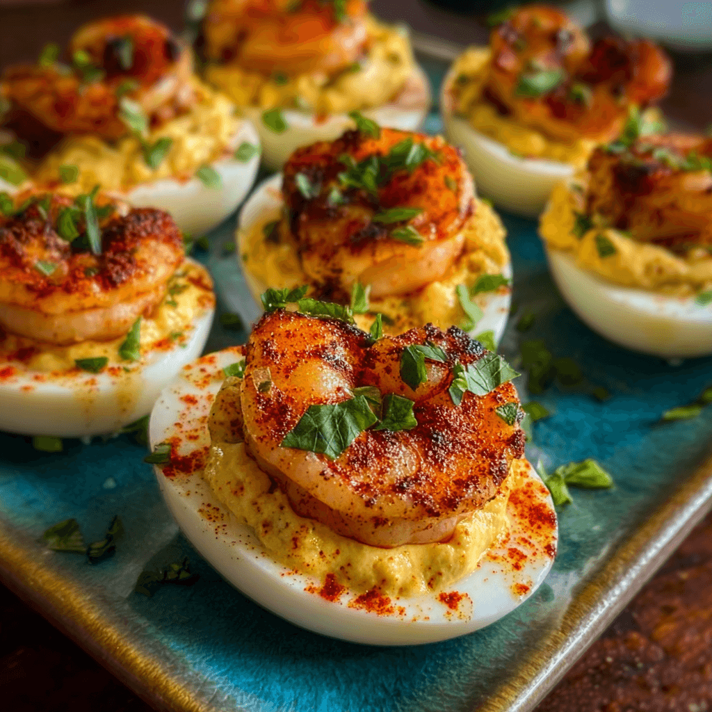 Cajun Shrimp Deviled Eggs: A Flavorful Twist on a Classic