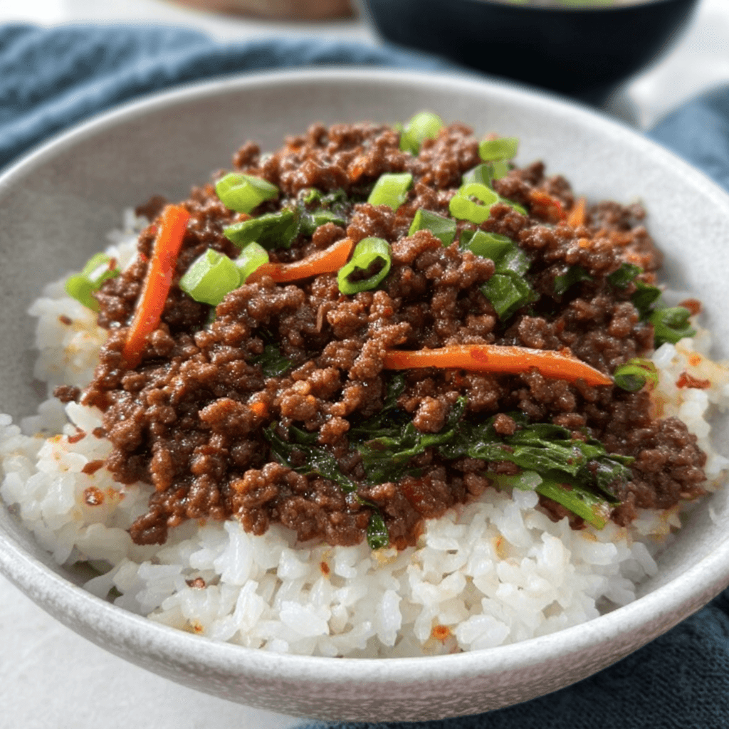 Spicy Ground Beef Stir Fry Bowl: A Quick, Flavorful Feast