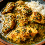 Garlic Butter Chicken with Lemon & Parsley