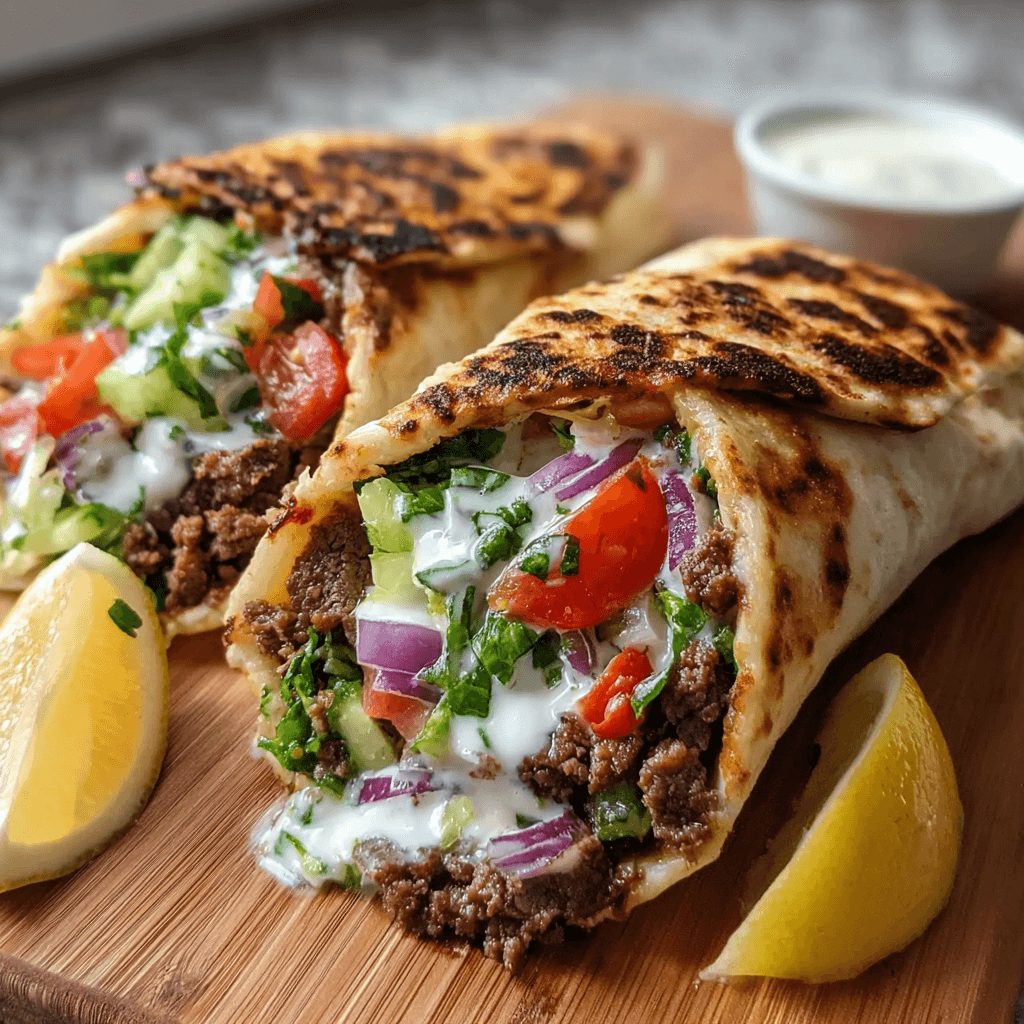 Greek Beef Wraps: A Flavorful Journey